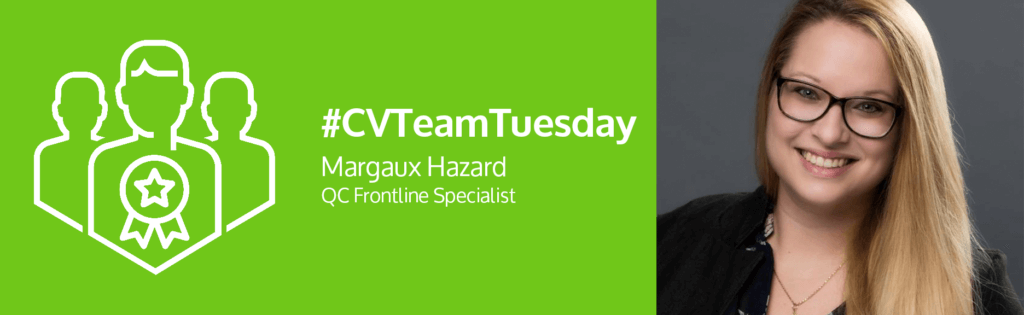 #CVTeamTuesday featuring Margaux Hazard